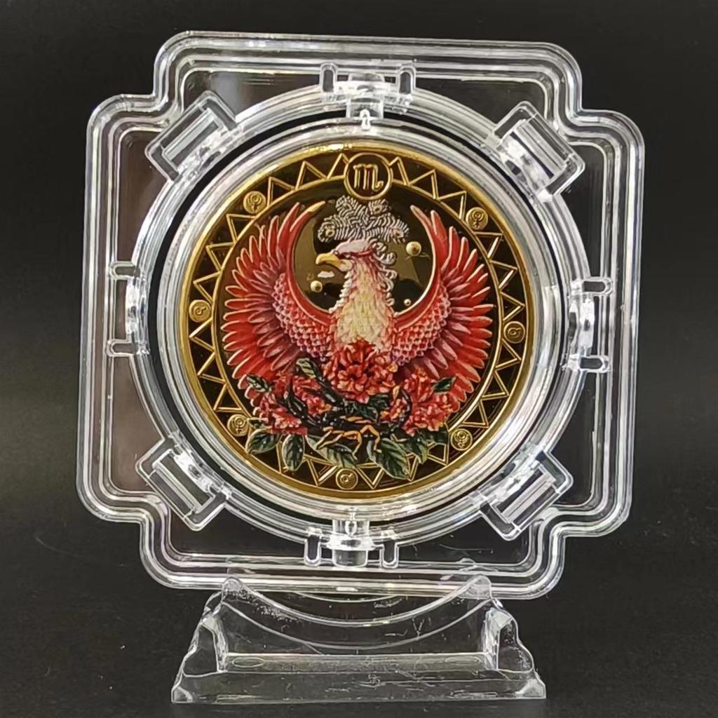 Позолоченный набор медальонов со знаками зодиака Скорпион, Близнецы и Весы