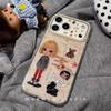 Милая девушка сердце Q-версия Барби иллюстрация для iPhone17promax Apple 16 жесткий 15pro модный 18 женщин