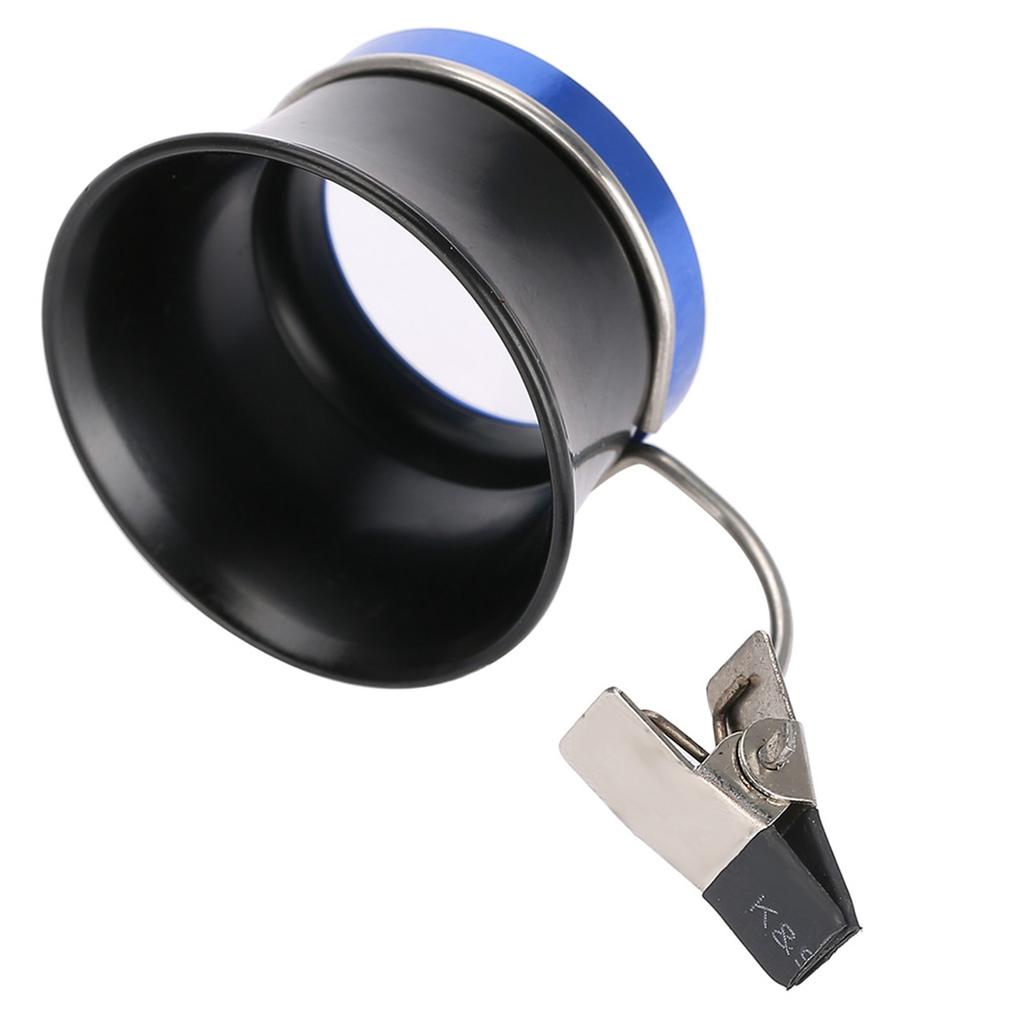 Портативная лупа для очков с зажимом, увеличительное стекло для часовщиков, ювелирных изделий, часов, ремонтный инструмент 20X