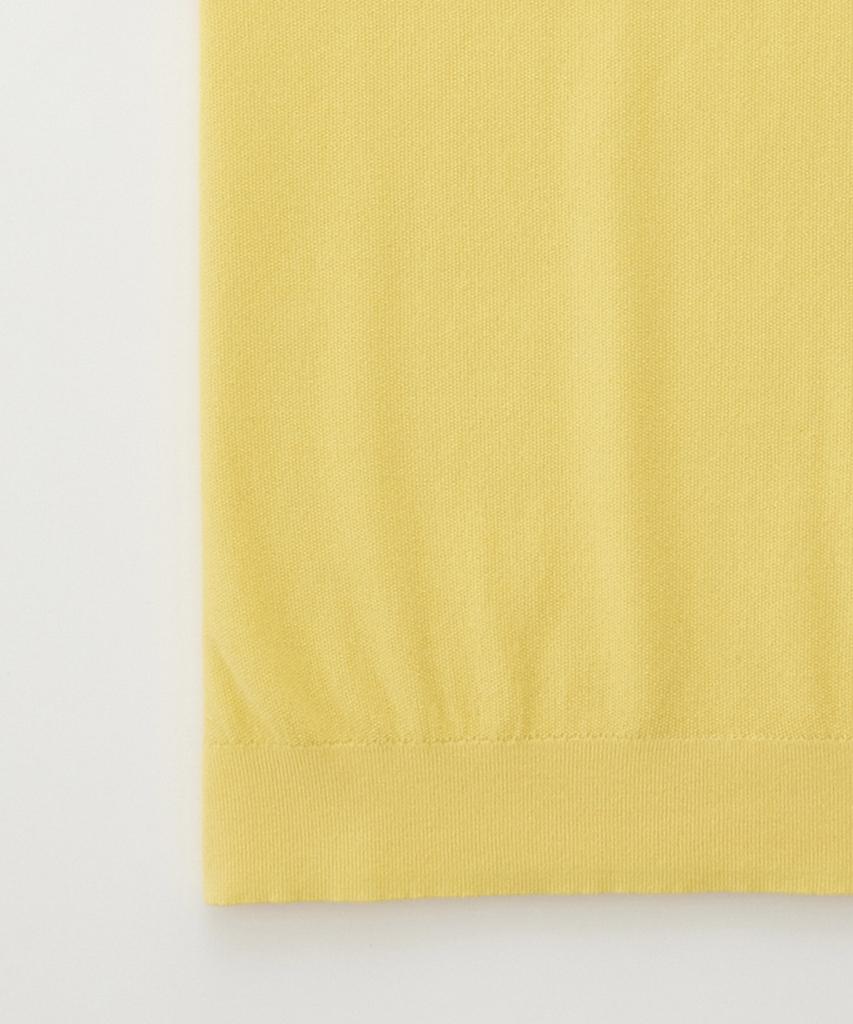 STCO Diems Ice Touch Block Collar Knit T-Shirt_Yellow (Classic Fit)_Dgkub01Cmy