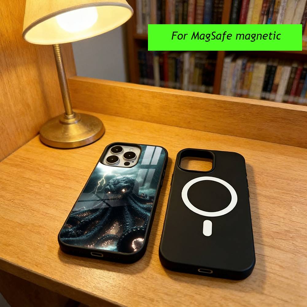 Mythos Art CTHULHU Phone Case For iPhone17,16,15,14,13,12,11 Plus,Pro Magnetic For Magsafe Wireless Charging