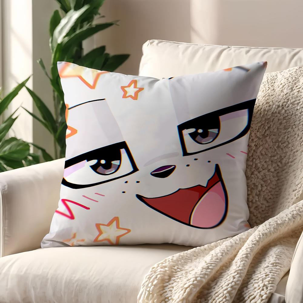 BBoykisser Silly Cat cushion cover For Pillow Printing Sofa Decoration Home Car Room Coffee Shop Office Nordic Simplicity