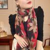 Linen Cotton And Linen And Winter Warm Windproof Scarf Travel Versatile Women's Shawl Stylish Scarf