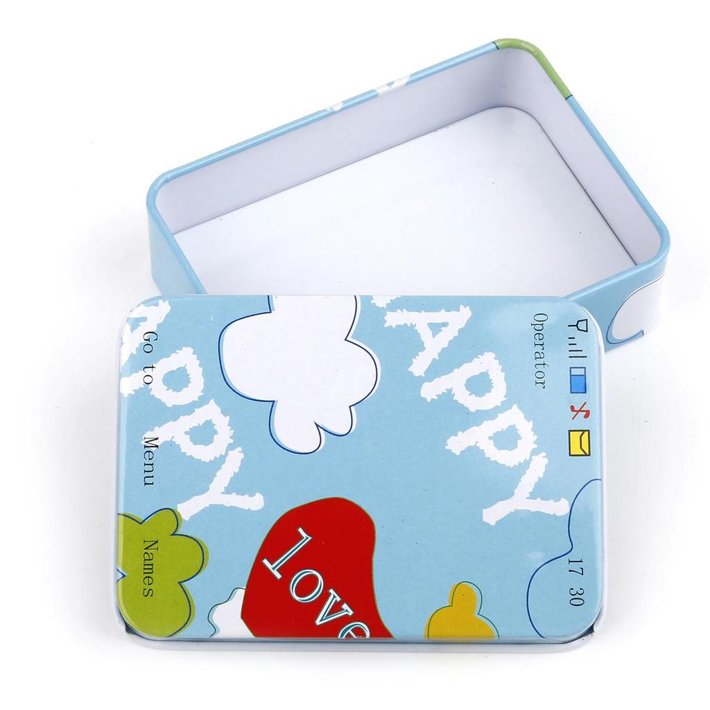 Маленькие коробки для хранения, мини-милые кавайные мультяшные жестяные металлические коробки, домашний органайзер для хранения ювелирных изделий, детские игрушки в подарок, товары для дома