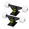 2PCS   Trucks Set with 4 Wheels Aluminum Alloy 5 Inch Shock Absorption  board Truck for Replacement