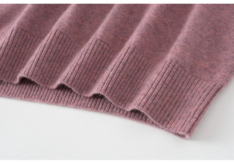 Autumn-Winter Stylish Lapel Sweater for Middle-Aged Women
