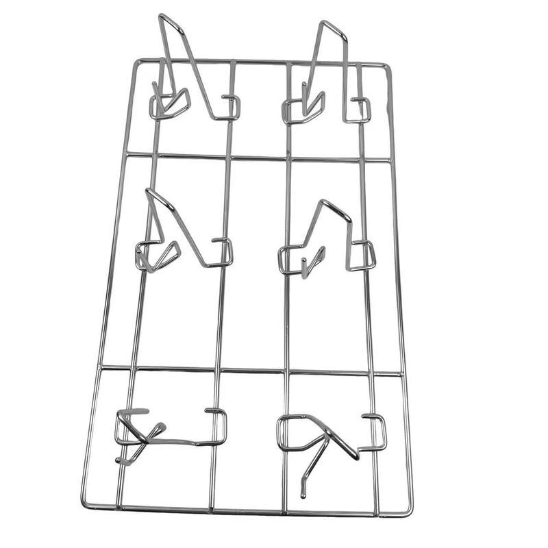 ZISIZ Стойка для жарки утки/курицы из нержавеющей стали 304, 6-головая