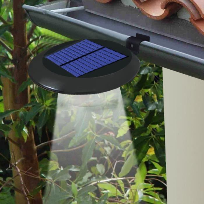 HURRISE Solar Fence Light - 9LED - Waterproof - Easy Installation