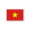 Aimant Drapeau Viêt Nam - Multicolore - 7 Cm - 50 Pièces - Résine Synthétique - Mixte