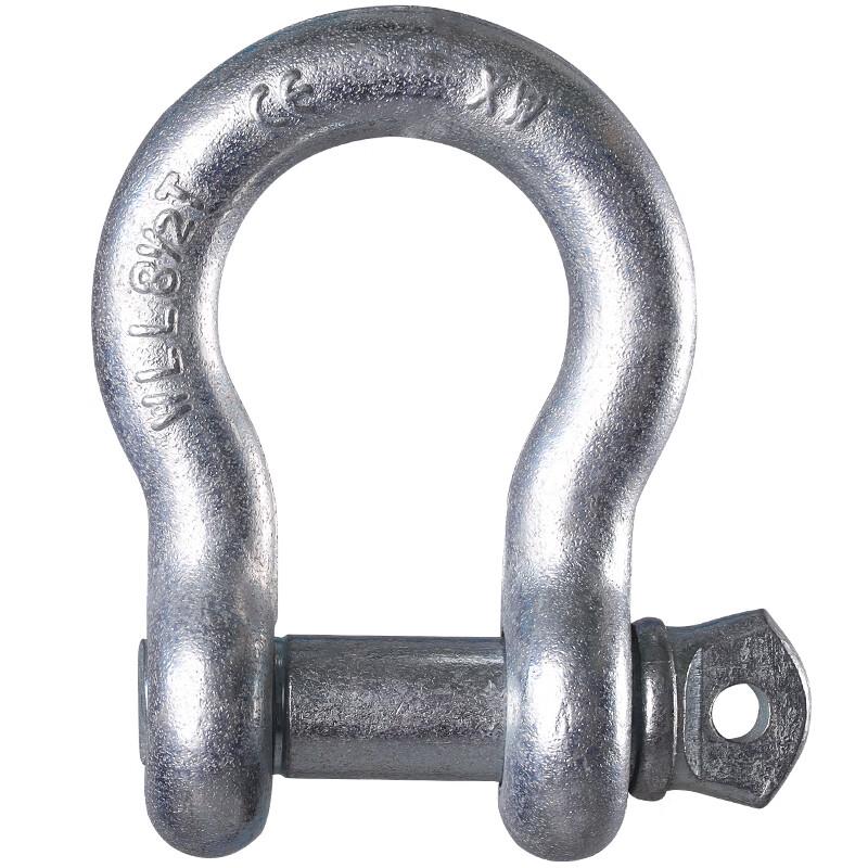 Heavy-Duty 25-Ton Straight Bolt Bow Shackle