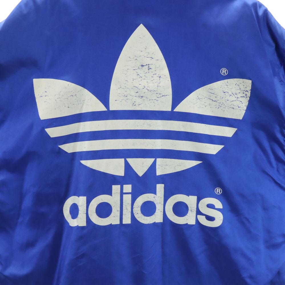 Adidas 80-е 90-е Винтаж сделано Descente Логотип Трилистника на спине Пальто для скамейки Мужское Б/У