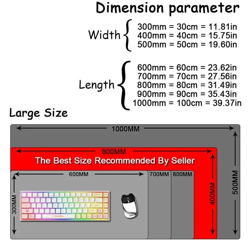 Baseball Stadium Aerial View Mouse Pad Large Rubber Anti-slip PC Desk Accessories Mousepad for Office & Gamer Keyboard Decor Mat