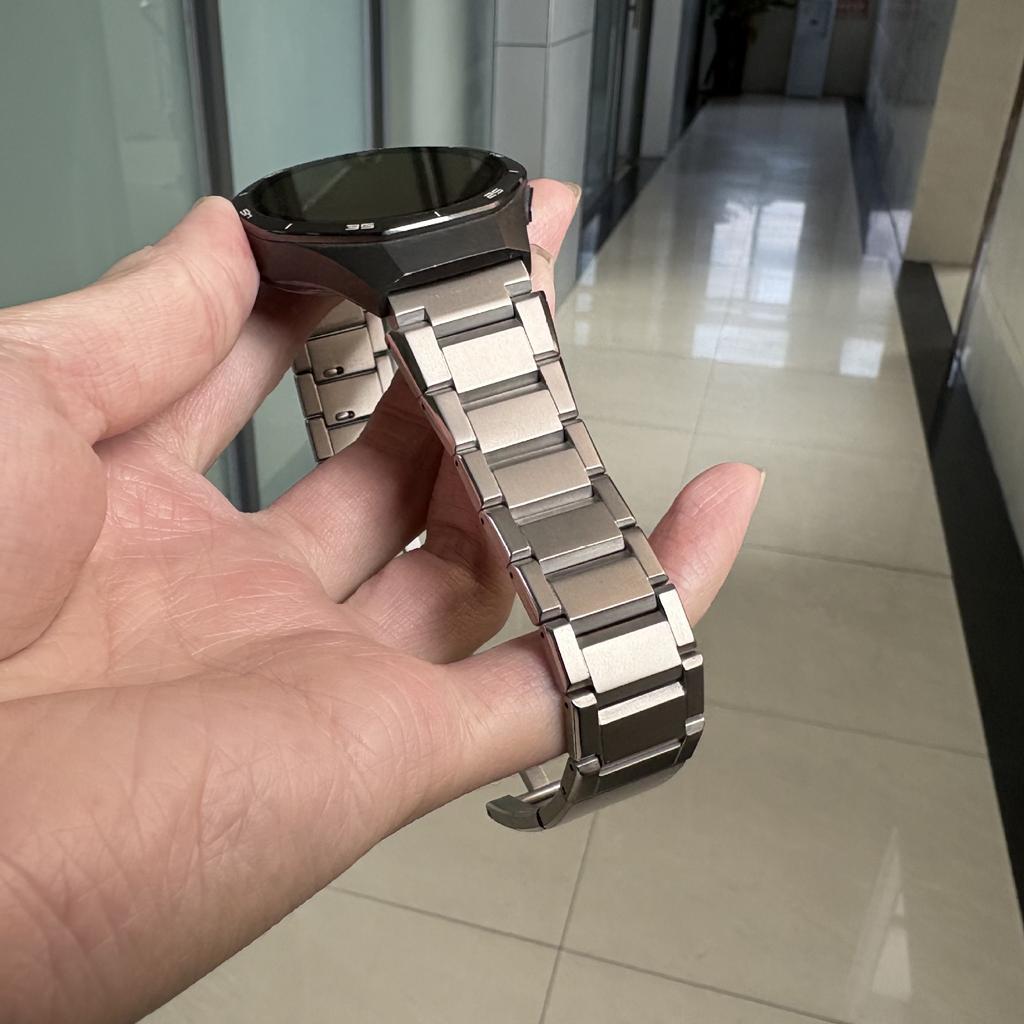 22мм Титановый ремешок для HUAWEI WATCH Ultimate 1/2/Buds Металлический роскошный ремешок для Huawei Watch 5 4/GT 6 5 4 Pro 3 2 46мм GT2e GT3 SE