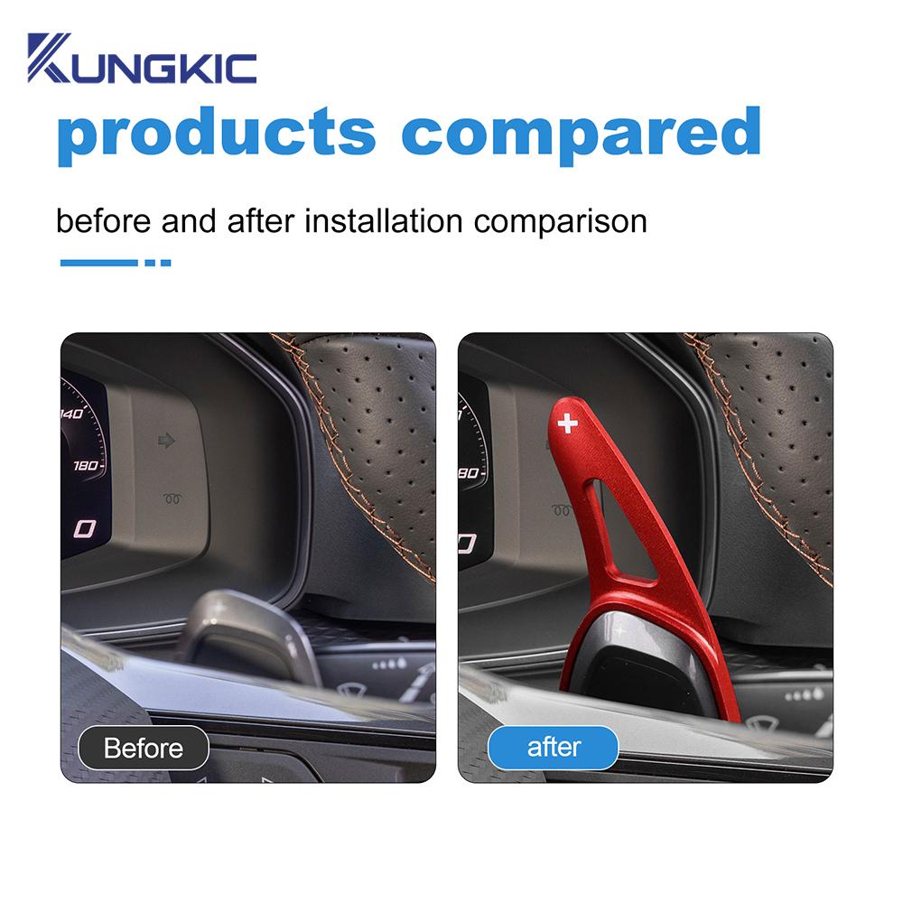 For Cupra Formentor LEON Ateca 2025 2025-2025 2025 Car Steering Wheel Shift Paddle Gear Paddles DSG Extension Aluminum Alloy