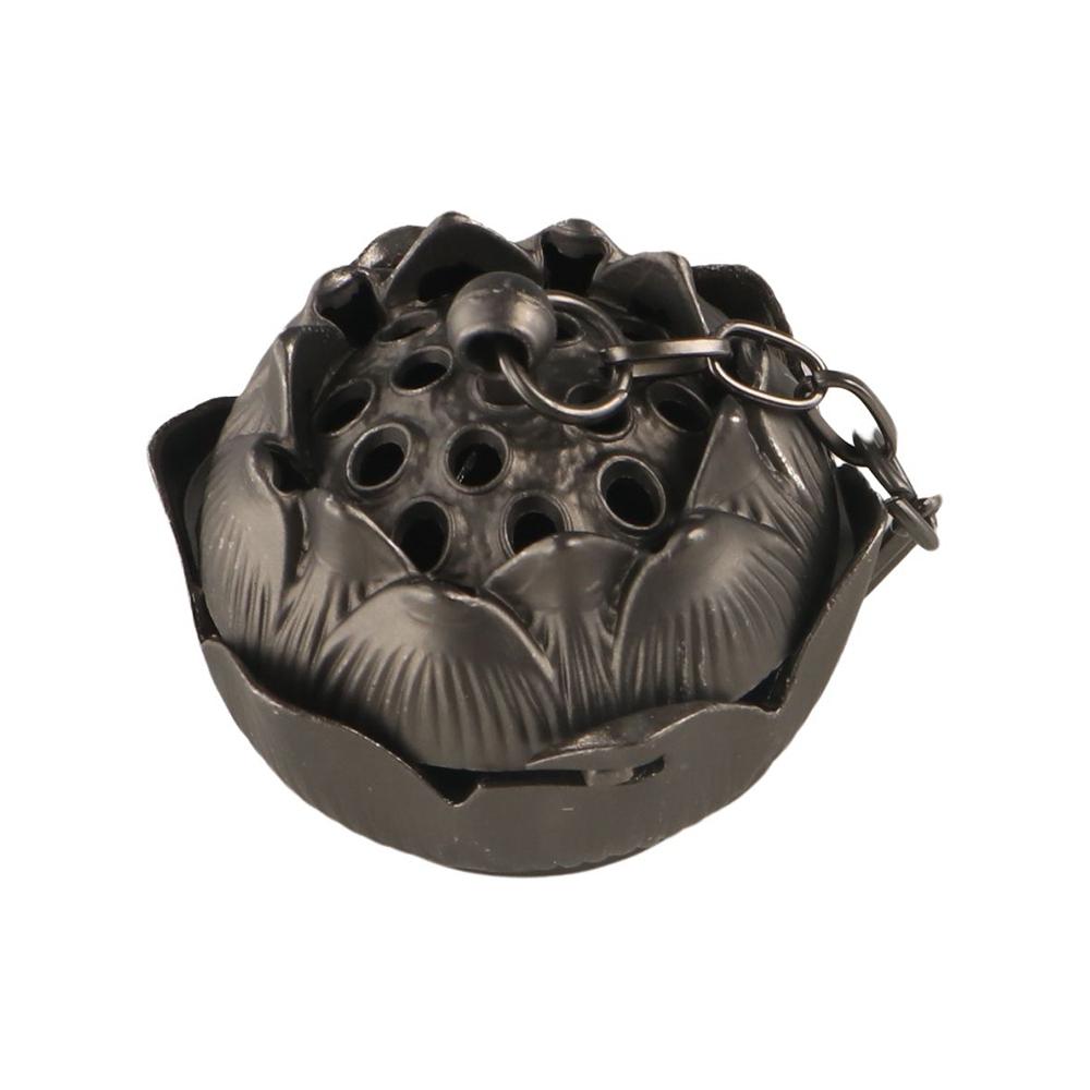 Цинк цинковый сплав ремесло Лотос журавль подвесная печь ручной работы антикварный подвесной поднос для благовоний чайный зал