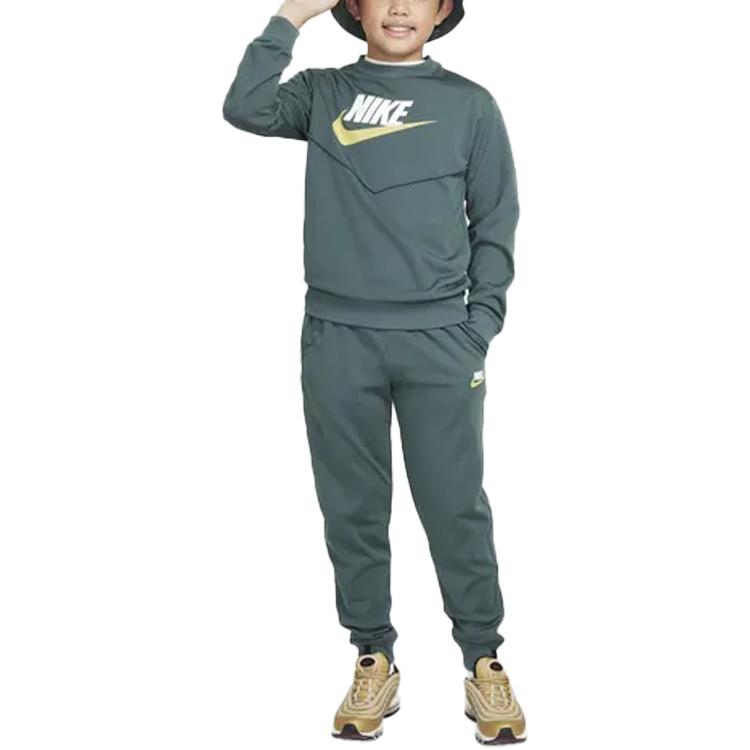 Nike Спортивная одежда Futura Fashion Comfortable Fleece Set Kids Sets Green White FD3090-338