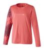 DUNLOP Теннисная одежда Длинный рукав DAL8522W 2025SS Кораллово-розовый L Футболка