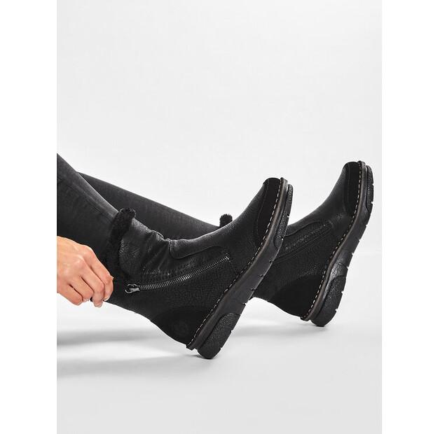 Ботильоны Rieker 73371-00, черные