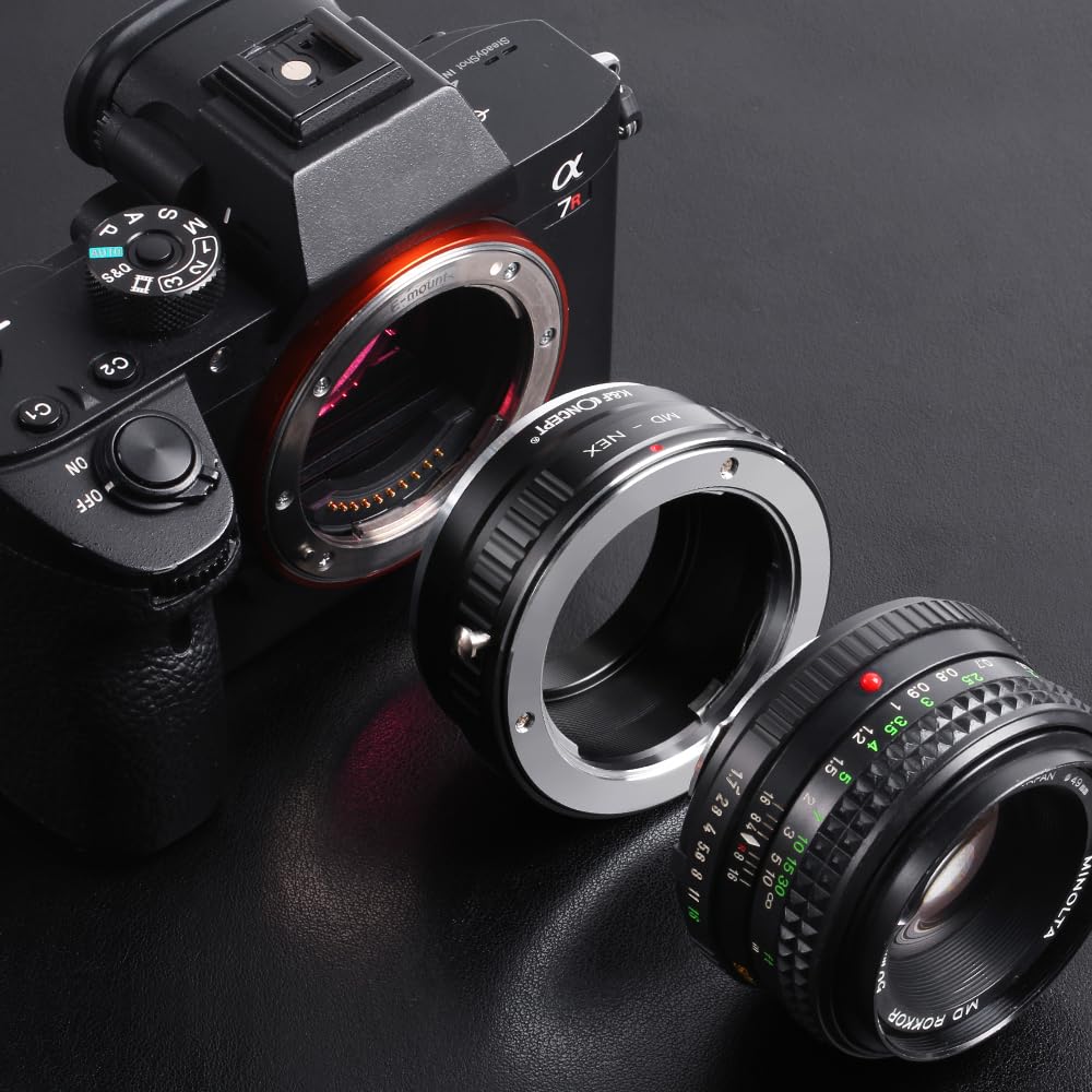 КОНЦЕПЦИЯ Адаптер крепления Minolta Совместимый с Sony Совместимый с MINOLTA AE107 K&F MD/MC/SR E-Mount