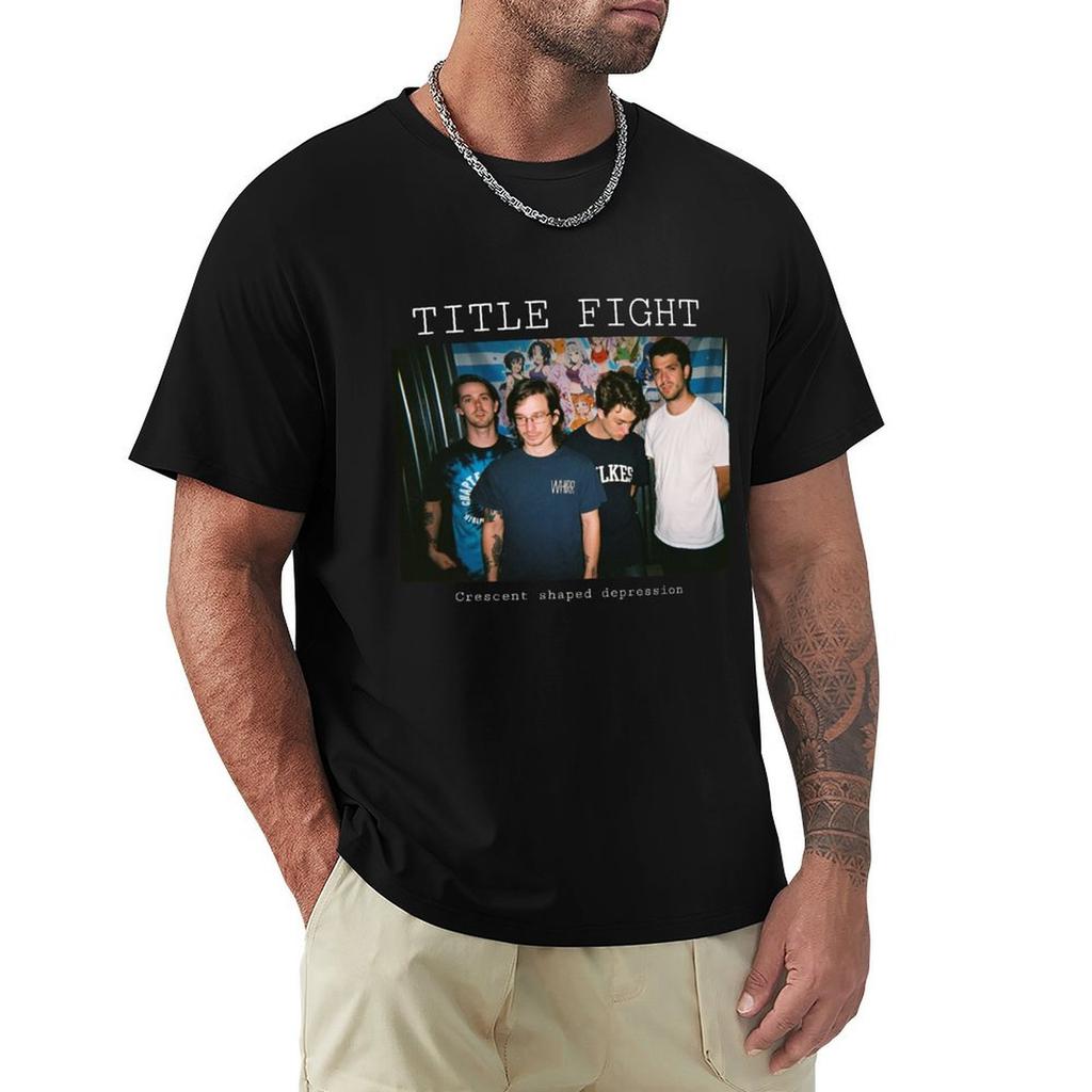 Title fight TShirt anime clothes anime sports fans mens t shirt graphic