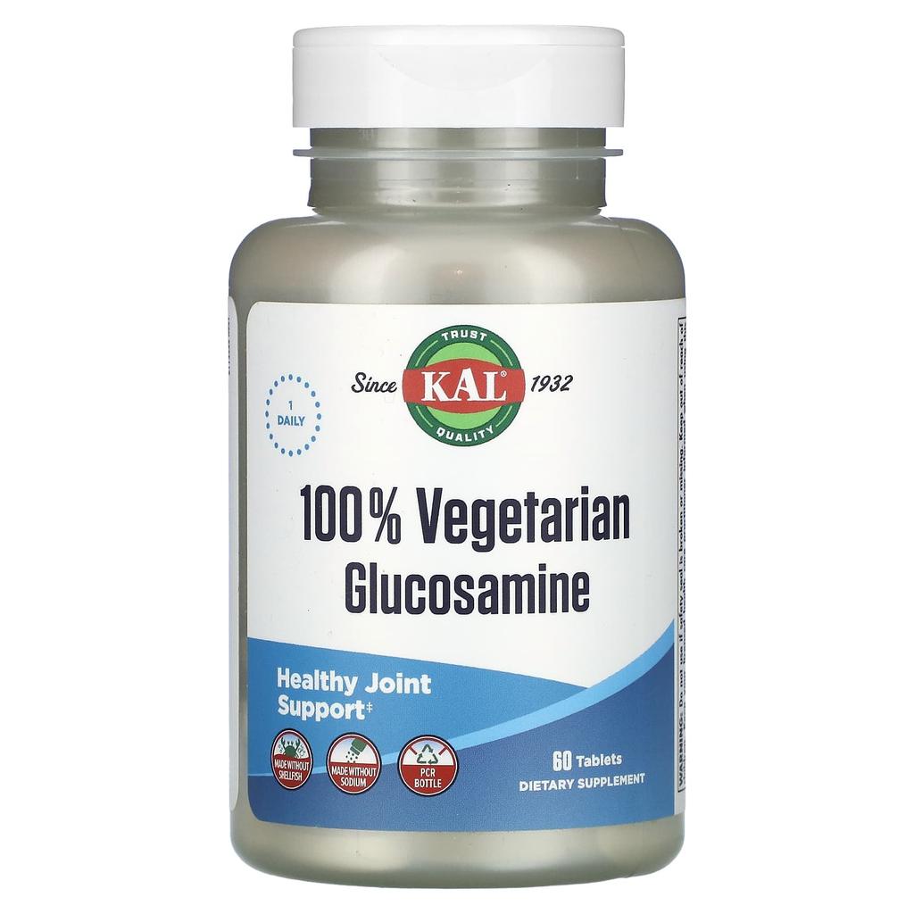 100% Vegetable Glucosamine, 1,000Mg, 60 Tablets