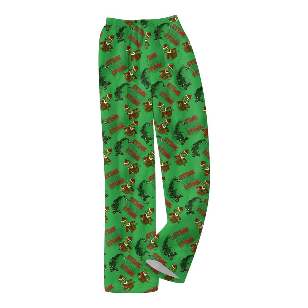 Женские зимние клетчатые брюки, длинные брюки, спортивные брюки