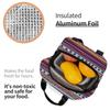Colorful Baja Print Insulated Lunch Bag The Nightmare Before Christmas Portable Thermal Cooler Lunch Box Container Tote Bags