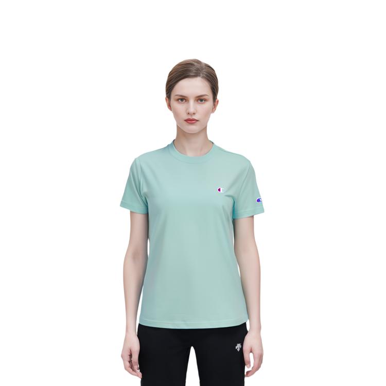 Champion T Shirt Japan Version Unisex Mint Green C3-P300-C685