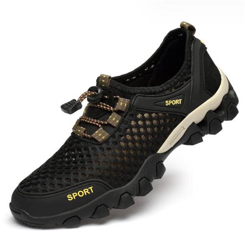 Fashion Men Casual Shoes Sneakers Fashion Light Breathable Summer Mesh Outdoor Hiking Shoes Male Sneakers Walking Footwear Men Shoes