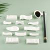 Two-in-One Ceramic Chopstick and Spoon Rest