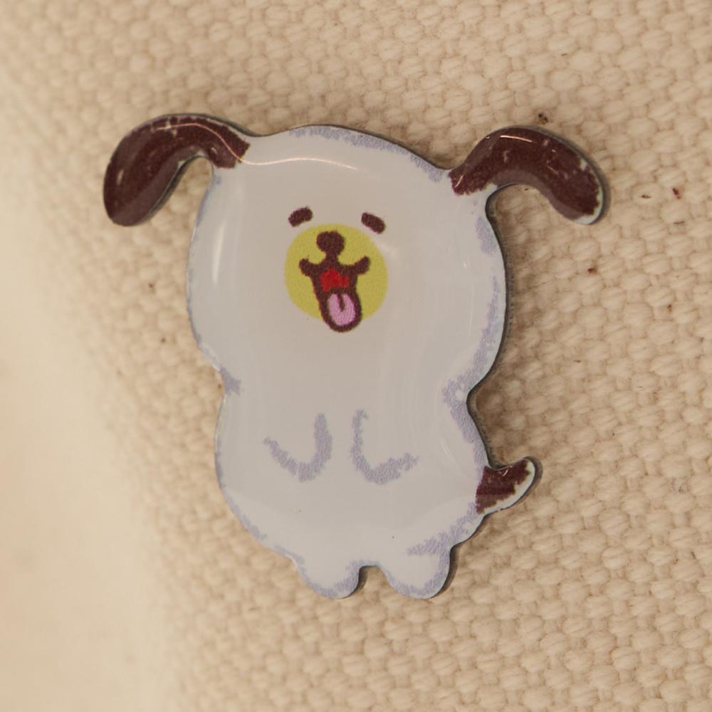 Line Friends Oliver Pang 15th Anniversary Metal Pin Badge