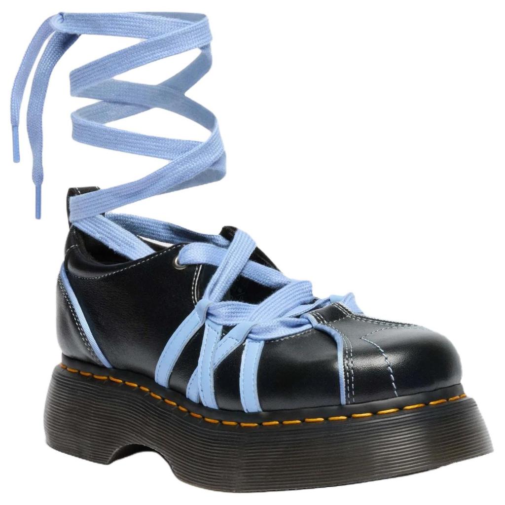 Доктор. Dr. Martens Buzz Кожаные Универсальные Удобные Повседневные Ботинки 4,7 см Женская обувь Черные 42842001