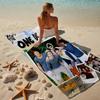 proof beach towel with a Rudy Pankow1 pattern - soft,absorbent,quick-drying,machine washable - perfect for swimming,camping,bathing