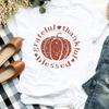 Women Lady Floral Truck Pumpkin Halloween Thanksgiving Print Womens Clothes Shirt T Tee For Tshirt Female