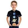 Universe Solar System Kids T-shirt 3D Print Planet Sun Earth Venus Tshirt Tops for Boys Girls