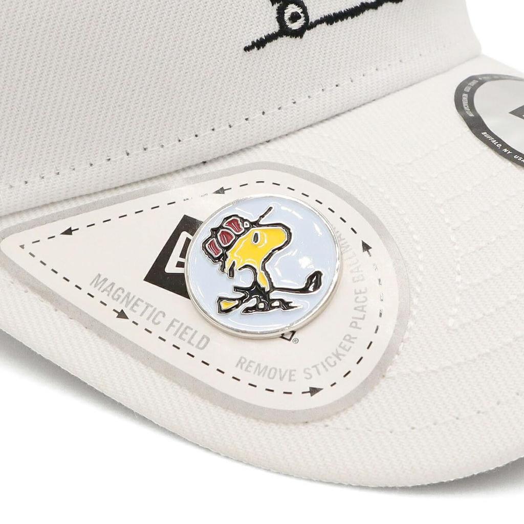 New Era Golf Cap 9FORTY On Par 14676920 NER36G0636 White Peanuts Snoopy PEANUTS Laser Perforated Collaboration ONSPOTZ Special Order Hat 940 New Deep