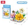 LOZ 3D Букет Суккулентное Растение Кактус Строительный Блок Цветок Игрушка Домашний Декор Растительные Кирпичики Роза Сборка Кирпичики Игрушки Дети