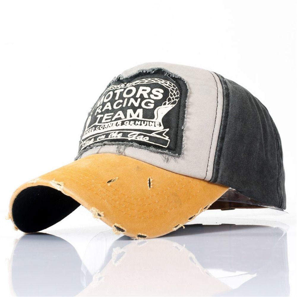 Patchwork Baseball Caps Fashion Letter Hip Hop Hat Dad Hats Snapback Hat Men Women