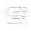 2Pcs Stainless Steel Car Seat Adjustment Button Frame Cover Decoration Sticker Trim for BMW X3 G01 2018 - 2022