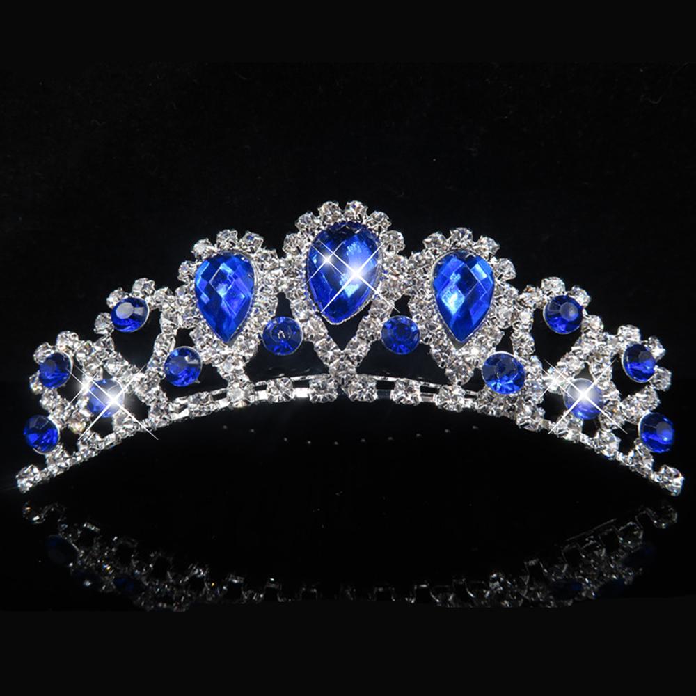 Милая хрустальная расческа для волос со стразами, корона принцессы на день рождения, тиары для девочек, детские украшения для волос, модные аксессуары