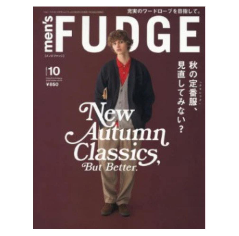 СОВЕРШЕННО НОВЫЙ мужской FUDGE Том 168-177 2025 Японский журнал о моде