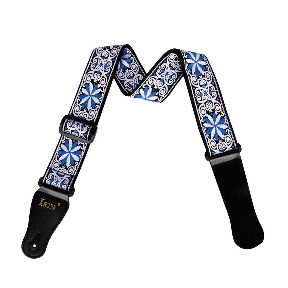 2pcs IRIN Adjustable Embroidery Guitar Straps For Guitars Accessories New