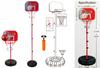 Basketball Set with Ball Standing Basket Adjustable Height Portable