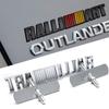 Car Front Grille Emblem Badge Decals Sticker Auto Metal Styling Accessories For Mitsubishi RalliArt Lancer Ralli Art 9 10 Pajero