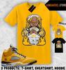 Футболка в тон к кроссовкам AJ 5 Tokyo T23 2025, футболка Chucky Trap House, футболка унисекс.