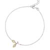 Small Fresh Leaf Bracelet Women'S Day Simple Opal Young Leaves Personalized Jewelry Mori Student Girlfriend Gift