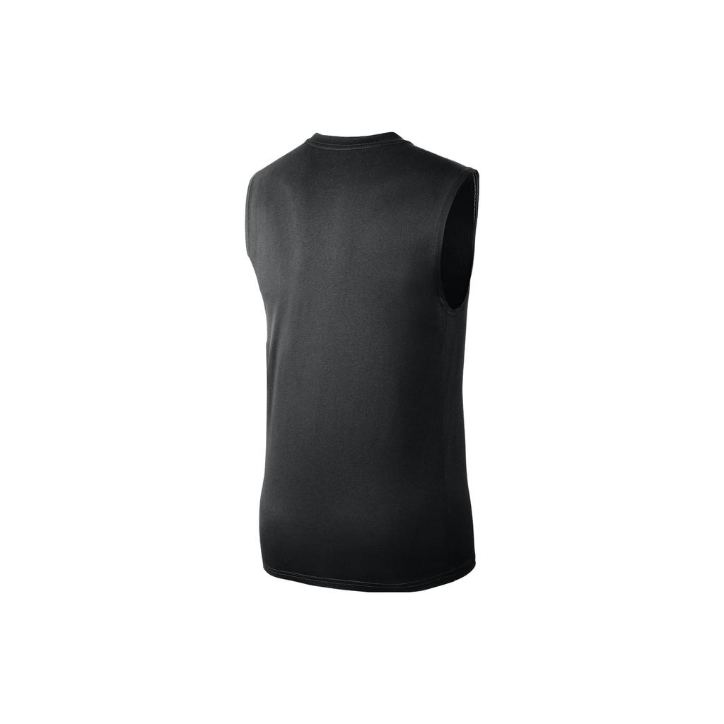 Nike Быстросохнущая футболка прямого покроя без рукавов с принтом, мужская черная DR6753-010