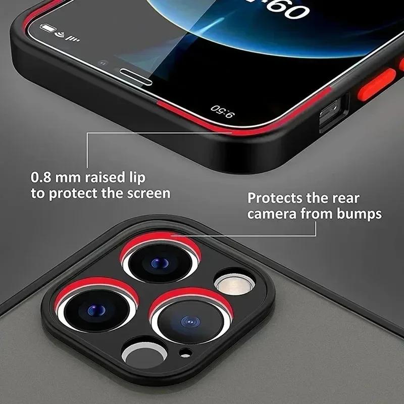 For iPhone 16 15 14 13 12 11 Pro Max Plus Mini X XS XR Case Wireless Charge Magnetic Magsafe Skin Matte Back Cover Shell Fundas