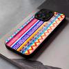 Чехол для телефона с африканским восковым принтом для IPhone 17 Pro Max 16 15 14 Pro Max 13 11 X Xs Xr 8 7Plus Стеклянная крышка