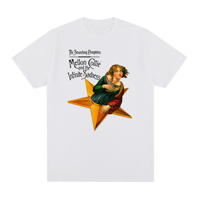 Smashing Pumpkins Винтажная футболка Mellon Collie and the Infinite Sadness Мужская футболка Новая ФУТБОЛКА Женские топы